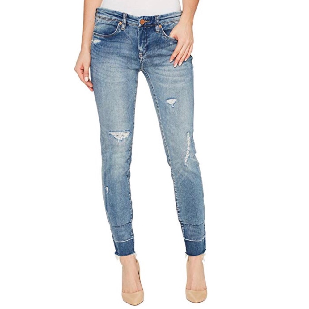 Blank NYC Distressed Cropped Skinny Jean